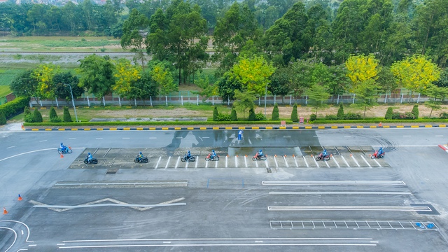 Honda Việt Nam đẩy mạnh đào tạo tại trung tâm Đào tạo An toàn giao thông của công ty.