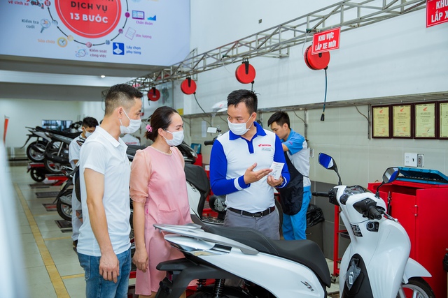 Honda Việt Nam đã cùng các Đại lý hợp tác đào tạo an toàn giao thông cho khách hàng.