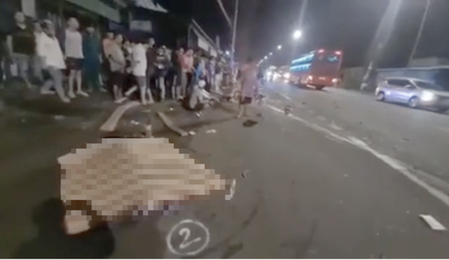 Xe khách Thành Bưởi chạy lấn làn gây TNGT khiến 2 người tử vong trên QL20 - Ảnh 1.