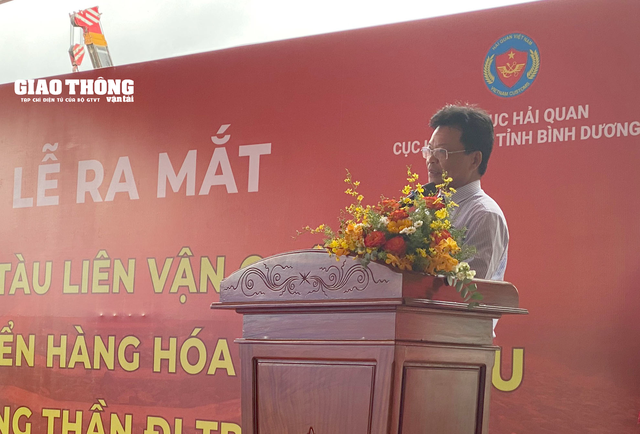 Chính thức đưa vào hoạt động đoàn tàu vận chuyển hàng hóa từ ga Sóng Thần đi Trung Quốc - Ảnh 3.