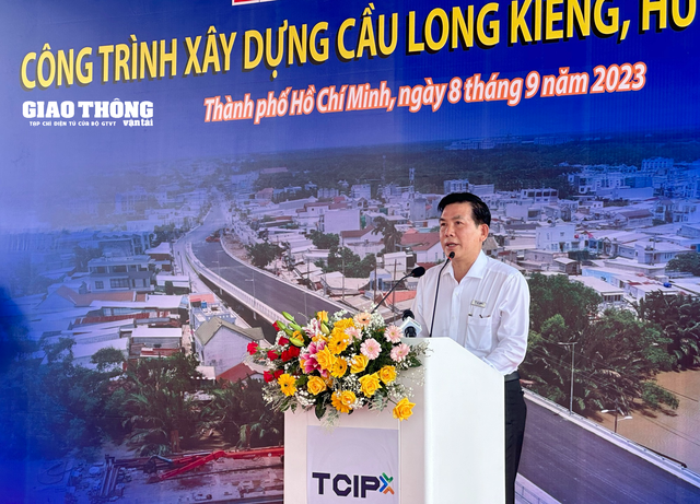TP.HCM: Thông xe cầu Long Kiểng gần 600 tỷ đồng - Ảnh 3. TP.HCM: Thông xe cầu Long Kiểng gần 600 tỷ đồng - Ảnh 3.