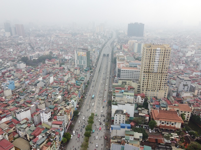 Cận cảnh đoạn tuyến Ngã Tư Sở - Cầu Giấy được đề xuất làm đường Vành đai 2 trên cao- Ảnh 3.