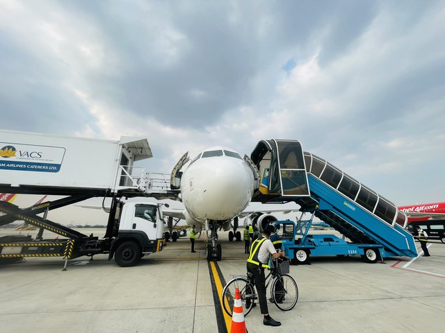 Hình ảnh mới nhất về máy bay Airbus A320 được bổ sung vào đội bay phục vụ cao điểm Tết- Ảnh 7.