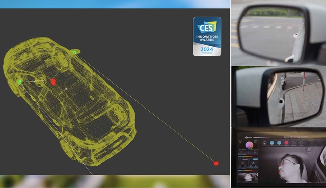 Mô phỏng công nghệ VinFast MirrorSense tại triển lãm CES 2024. Mô phỏng công nghệ VinFast MirrorSense tại triển lãm CES 2024.