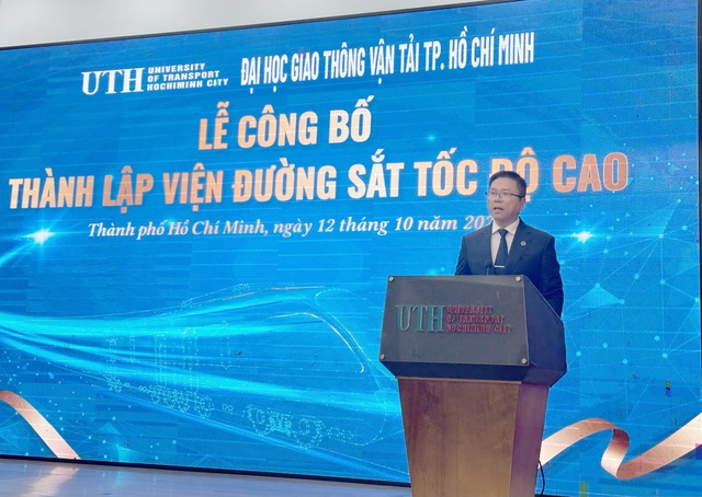 Trường Đại học Giao thông Vận tải thành lập Viện đường sắt tốc độ cao - Ảnh 2.