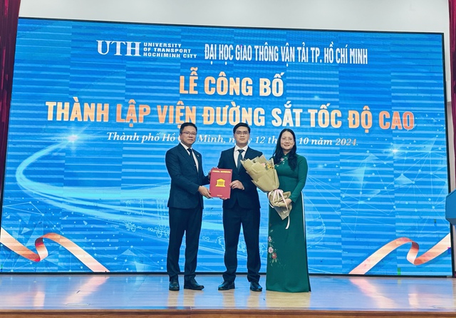 Trường Đại học Giao thông Vận tải thành lập Viện đường sắt tốc độ cao - Ảnh 1.