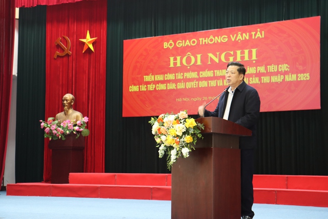 Bộ trưởng Trần Hồng Minh: Bộ GTVT quyết liệt phòng chống tham nhũng, lãng phí, gương mẫu từ người đứng đầu- Ảnh 1. Bộ trưởng Trần Hồng Minh: Bộ GTVT quyết liệt phòng chống tham nhũng, lãng phí, gương mẫu từ người đứng đầu- Ảnh 1.