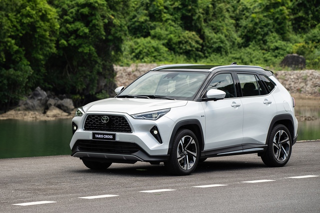 Mẫu xe Toyota Yaris Cross đạt sản lượng bán hàng 334 chiếc trong tháng đầu năm 2024.