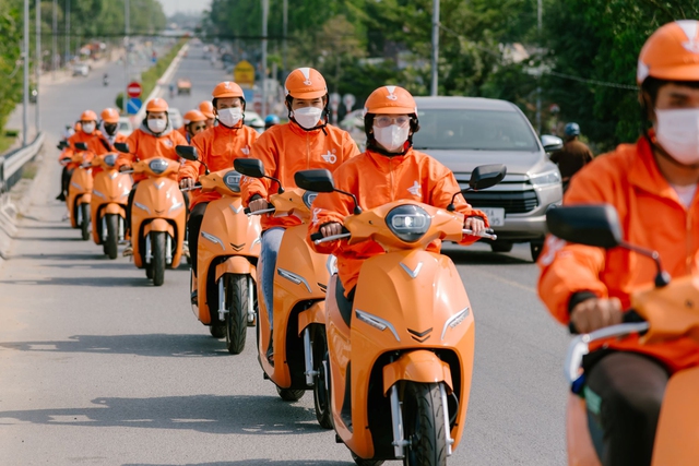 Xe điện là lựa của nhiều thương hiệu trong lĩnh vực vận tải hành khách, giao hàng.