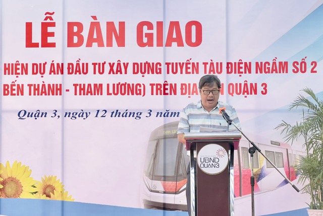 Quận 3 bàn giao 80% mặt bằng để xây dựng Dự án metro Bến Thành - Tham Lương- Ảnh 3.