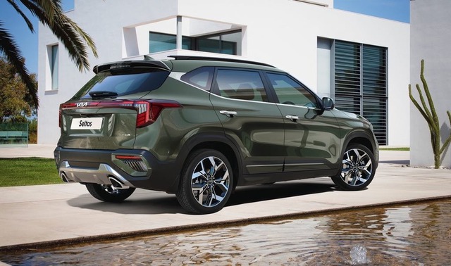 Các chi tiết thiết kế của Kia Seltos 2024 bắt mắt hơn.
