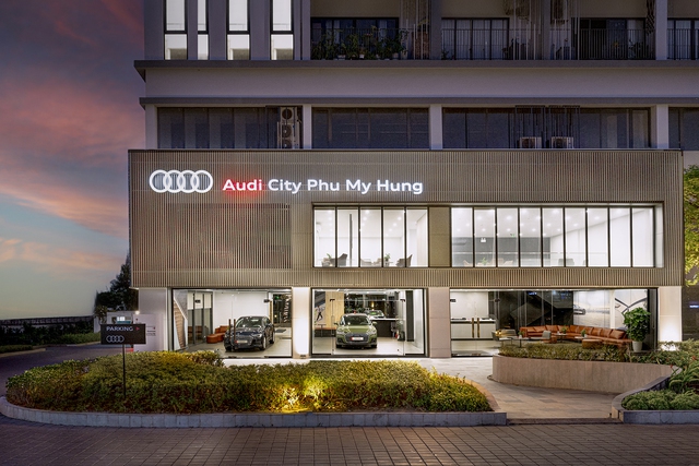 Toàn cảnh City Showroom Audi Phú Mỹ Hưng.