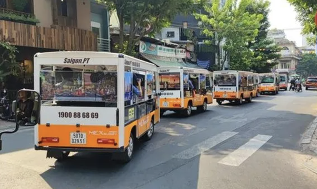 TP. HCM thí điểm 70 xe điện phục vụ khách du lịch- Ảnh 3.