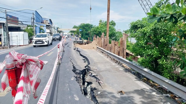 Hé lộ nguyên nhân sạt lở QL80, dự án tuyến nối QL91 và tuyến tránh TP. Long Xuyên- Ảnh 1.