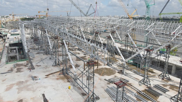 Nhà ga T3 sân bay Tân Sơn Nhất đã thành hình, đưa vào khai thác dịp 30/4/2025- Ảnh 9.