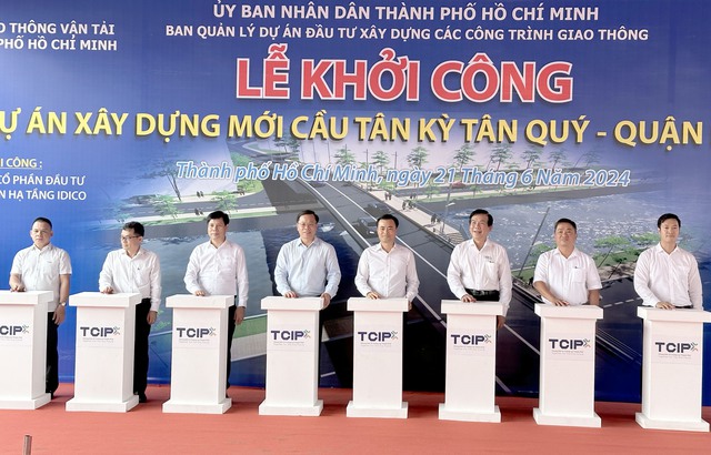 Khởi công xây dựng cầu Tân Kỳ - Tân Quý gần 500 tỷ đồng- Ảnh 1.