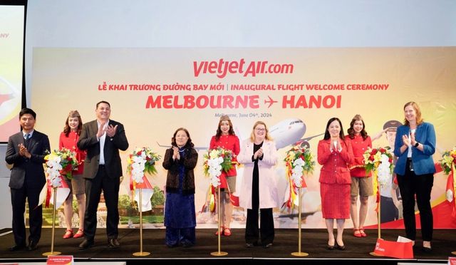 Vietjet khai trương đường bay Melbourne - Hà Nội, vé Thương gia khuyến mãi tới 50%- Ảnh 3. Vietjet khai trương đường bay Melbourne - Hà Nội, vé Thương gia khuyến mãi tới 50%- Ảnh 3.