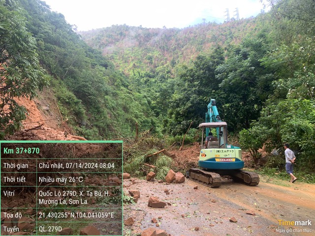 Nhiều tuyến quốc lộ, tỉnh lộ ở Sơn La thiệt hại do mưa lũ- Ảnh 1. Nhiều tuyến quốc lộ, tỉnh lộ ở Sơn La thiệt hại do mưa lũ- Ảnh 1.