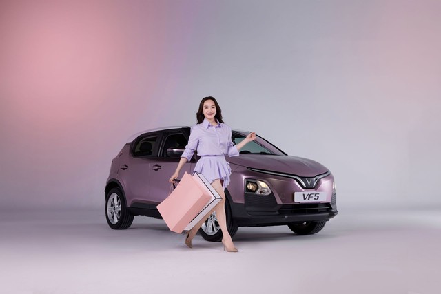 Mẫu SUV thuần điện cỡ A VinFast VF 5 được mở bán tại Indonesia sau VF e34.