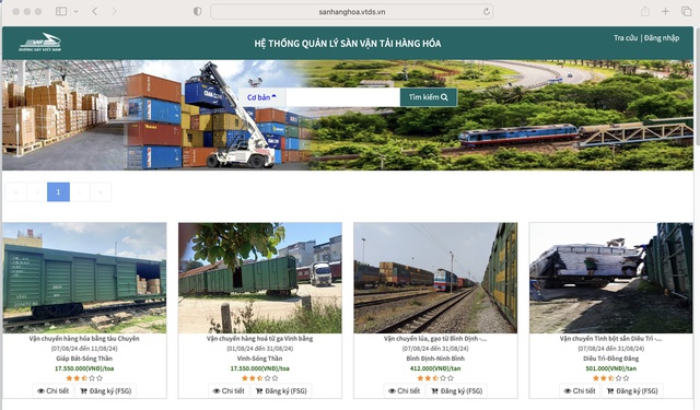 Ngành đường sắt triển khai phần mềm sàn giao dịch vận tải hàng hóa từ ngày 10/8 - Ảnh 1.