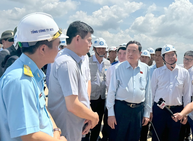 Chủ tịch Quốc hội Trần Thanh Mẫn yêu cầu đẩy nhanh tiến độ xây dựng sân bay Long Thành- Ảnh 1.