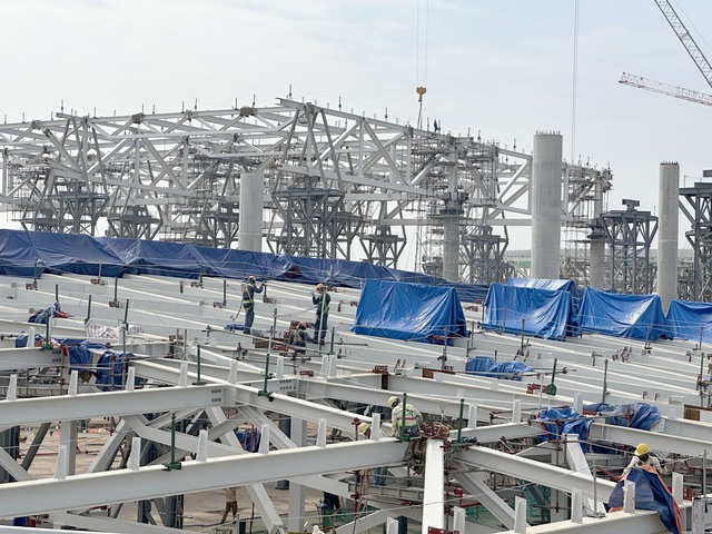 Hơn 7.000 kỹ sư, công nhân thi công đẩy nhanh tiến độ sân bay Long Thành - Ảnh 5.