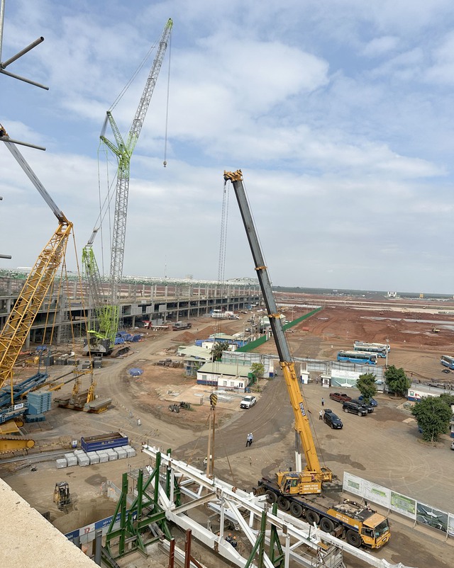 Hơn 7.000 kỹ sư, công nhân thi công đẩy nhanh tiến độ sân bay Long Thành - Ảnh 6.