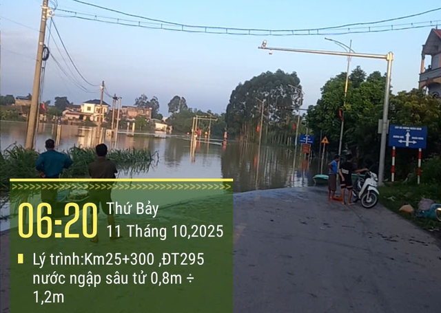 Bắc Ninh: 39 vị trí mặt đường bị ngập úng, có điểm ngập 2,5m- Ảnh 1.