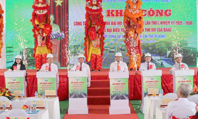 Tây Ninh khởi công dự án đường tỉnh 830C hơn 1.850 tỉ đồng- Ảnh 1.