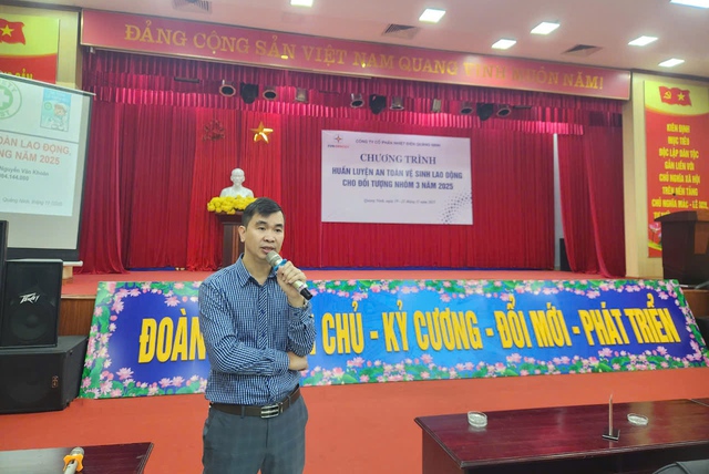 Công ty cổ phần Nhiệt điện Quảng Ninh tổ chức huấn luyện An toàn vệ sinh lao động năm 2025 - Ảnh 2.