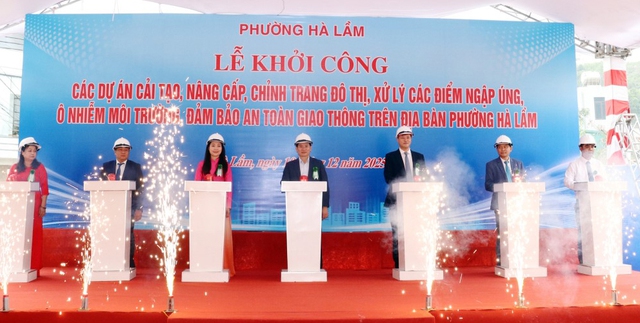 Quảng Ninh: Khởi công 13 dự án cải tạo, chỉnh trang đô thị đảm bảo ATGT tại phường Hà Lầm