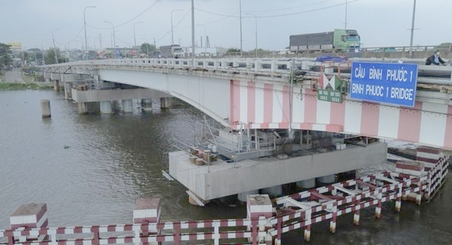 TP.HCM hoàn thành nâng tĩnh không cầu Bình Phước - Ảnh 1.