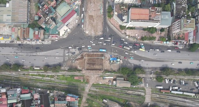 Hà Nội: Điều chỉnh tổ chức giao thông nút giao Giải Phóng - Kim Đồng- Ảnh 1.