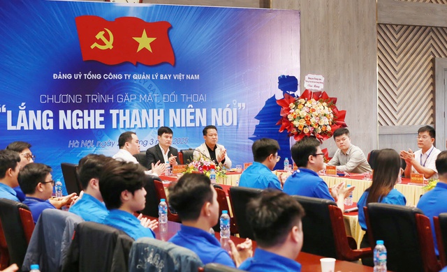 Tuổi trẻ Quản lý bay Việt Nam đối thoại với lãnh đạo về nhiều vấn đề thiết thực- Ảnh 1.