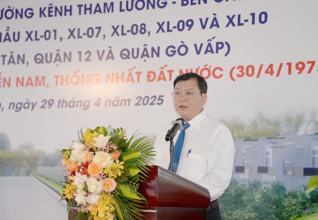 TP. HCM thông xe đường dọc kênh Tham Lương - Bến Cát - rạch Nước Lên - Ảnh 2.