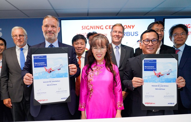 Vietjet đặt hàng mới 100 máy bay A320/A321neo - Ảnh 1.