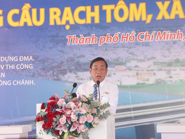 TP.HCM khởi công xây dựng cầu Rạch Tôm gần 500 tỷ đồng - Ảnh 3.
