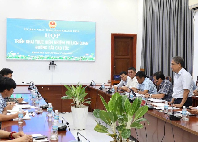 Khánh Hòa khẩn trương triển khai GPMB cho dự án đường sắt tốc độ cao Bắc – Nam- Ảnh 1.