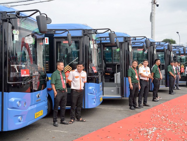 TP.HCM đưa vào hoạt động thêm 27 tuyến xe buýt điện từ ngày 1/8 - Ảnh 2.