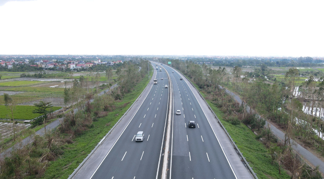 Tổ chức trồng lại cây xanh trên cao tốc Hà Nội - Hải Phòng - Ảnh 1.