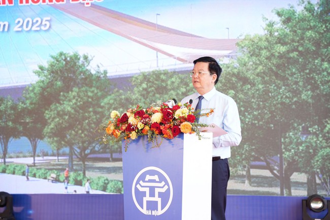 Hà Nội khởi công Dự án đầu tư xây dựng cầu Trần Hưng Đạo bắc qua sông Hồng- Ảnh 3.
