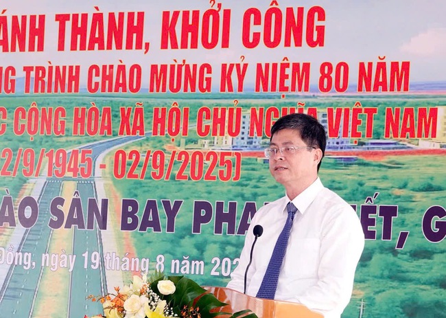 Lâm Đồng khánh thành tuyến đường kết nối sân bay Phan Thiết- Ảnh 1.