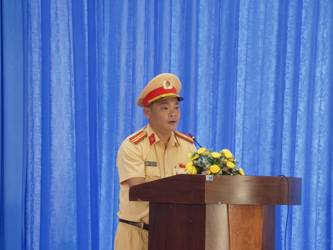 Đắk Lắk: Phổ biến Luật trật tự, an toàn giao thông đến đồng bào dân tộc thiểu số- Ảnh 1.