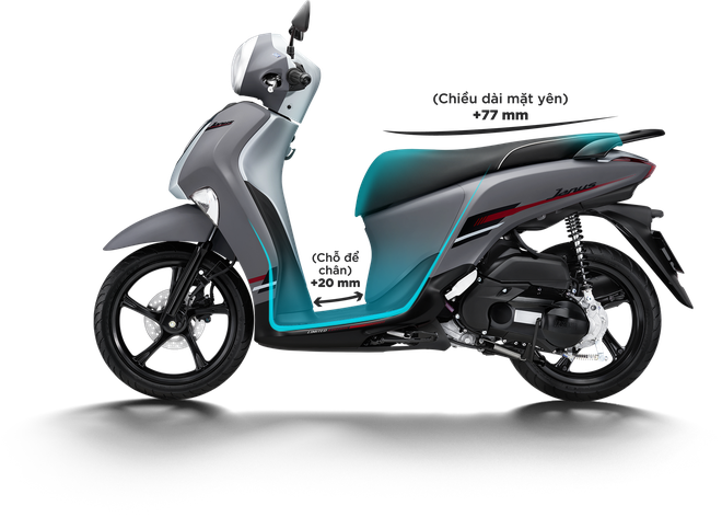 Yamaha Janus 2024 ra mắt, có gì để đấu Honda Vision tại Việt Nam?- Ảnh 6.