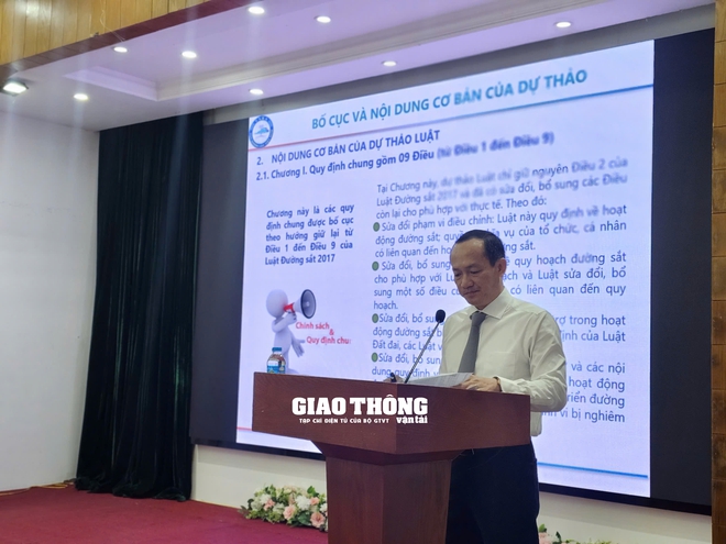 Lấy ý kiến các bộ, ngành về nội dung mới của dự thảo Luật Đường sắt (sửa đổi)- Ảnh 3.