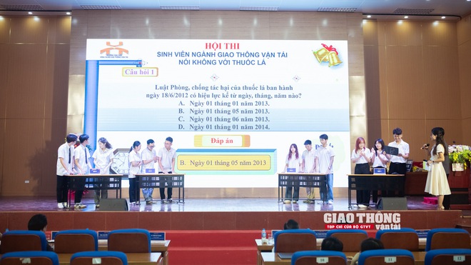 Sinh viên ngành GTVT nói không với thuốc lá- Ảnh 9. Sinh viên ngành GTVT nói không với thuốc lá- Ảnh 9.