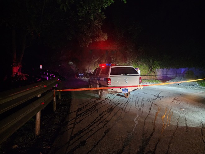 Cận cảnh sạt lở trên QL4D đoạn TP. Lào Cai- Ảnh 2.