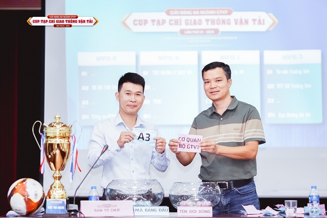 Xác định 4 bảng và lịch thi đấu Giải bóng đá ngành GTVT Cup Tạp chí GTVT lần thứ III năm 2024- Ảnh 28.