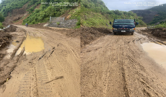Lai Châu: Nguy cơ đứt đường trên QL 279 rất cao- Ảnh 2. Lai Châu: Nguy cơ đứt đường trên QL 279 rất cao- Ảnh 2.