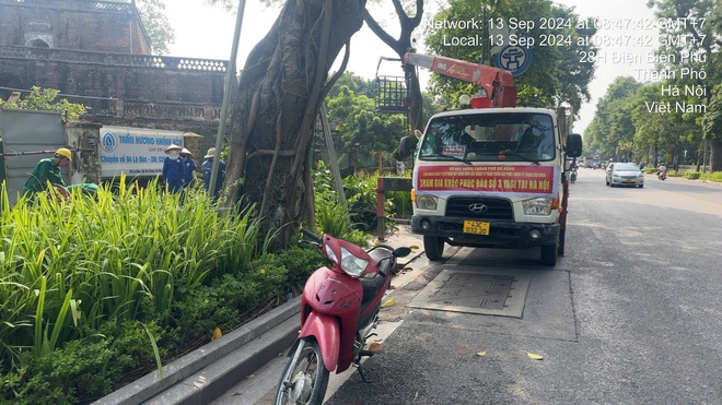 Sẵn sàng tăng ca làm đêm, hỗ trợ Hà Nội giải tỏa cây xanh ngã đổ, đảm bảo giao thông sau bão số 3 - Ảnh 5.